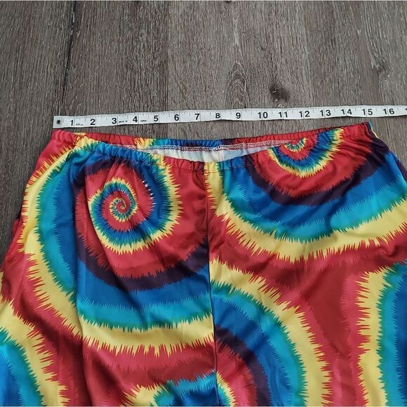 Fun Shack 70s Hippie Flare Costume Pants, Bell Bottoms Medium - Picture 5 of 6